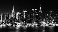 NYC skyline B&W for my header picture